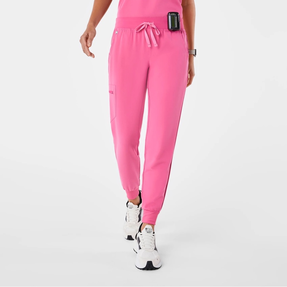 Figs F'ing Pink Zamora Jogger Scrub Pant size M NWT